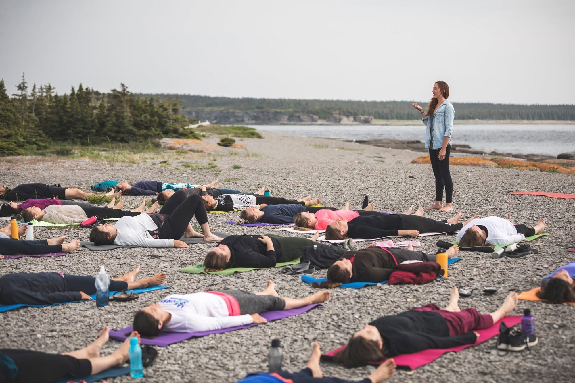 Vinyasa sur une île